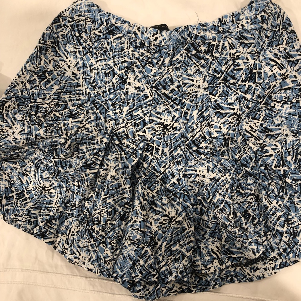 Zara pleated shorts